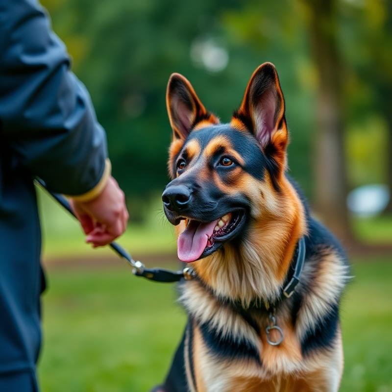German Shepherd σε εκπαίδευση